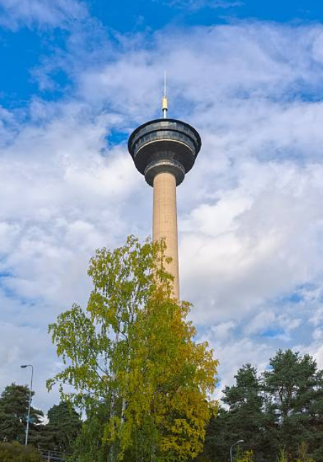 Puijo peak, Kuopio, Finland.